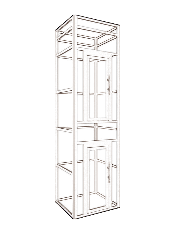 ALUMINUM ALLOY FRAME HOISTWAY