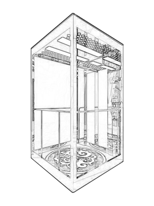 Sightseeing Elevator Car Decoration