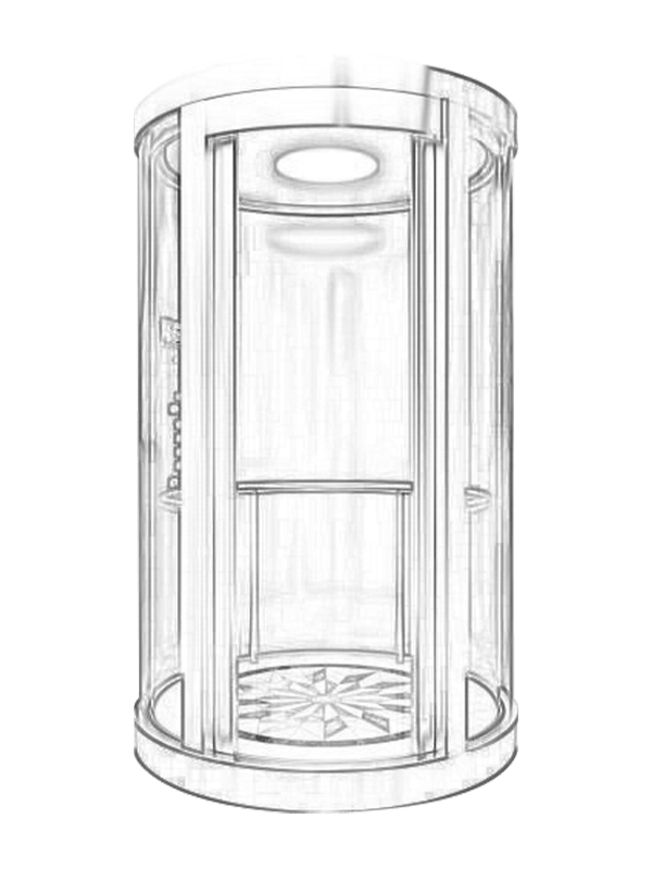 Panoramic Passenger Elevator Decoration