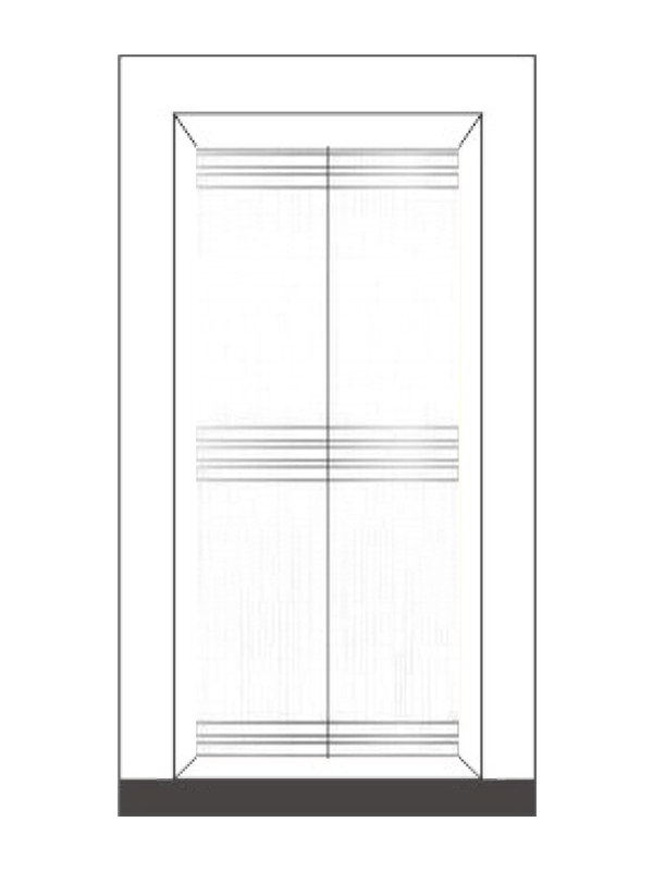 Passenger Elevator Cabin Decoration Metal Door