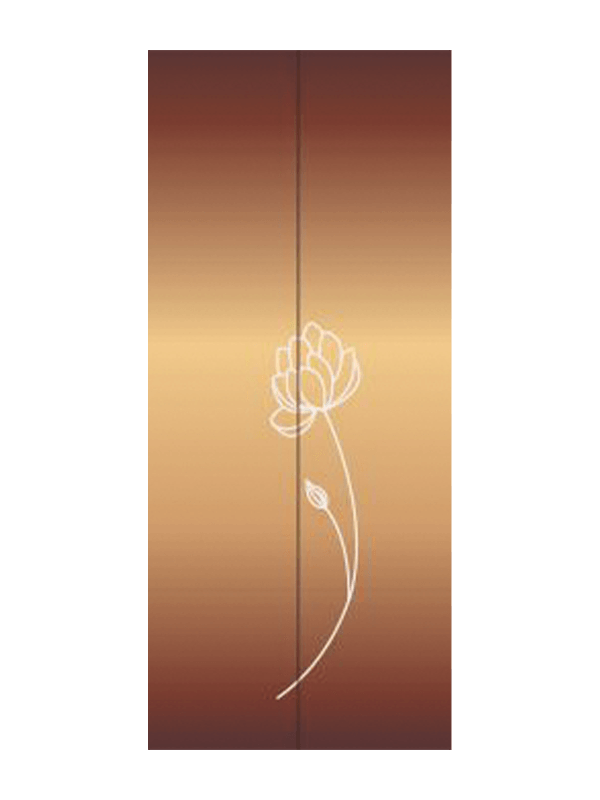 Rose Gold Elevator Car Landing Door