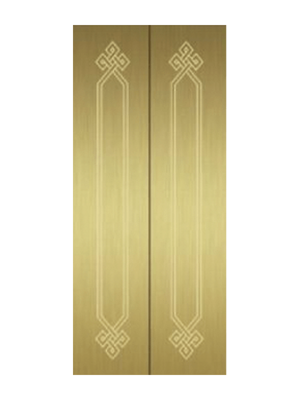 Champagne Gold Elevator Decoration Door