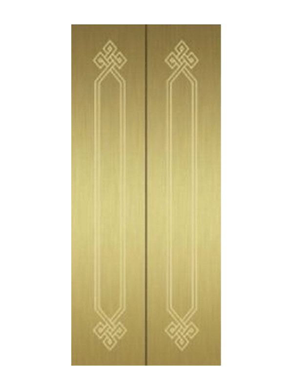 Champagne Gold Elevator Decoration Door