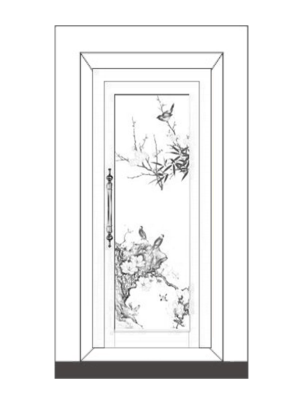 Aluminum Frame Elevator Glass Door