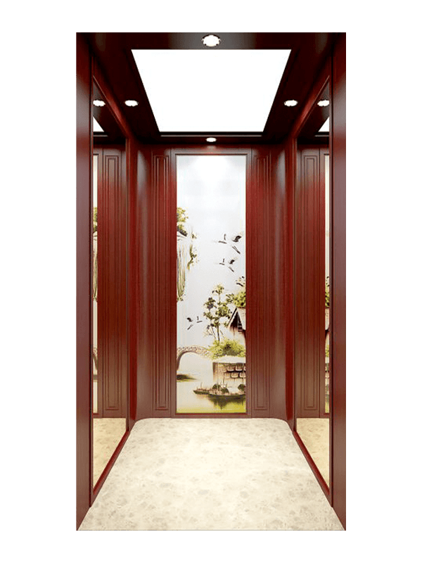 Wood Decorative Surface Passenger Elevator