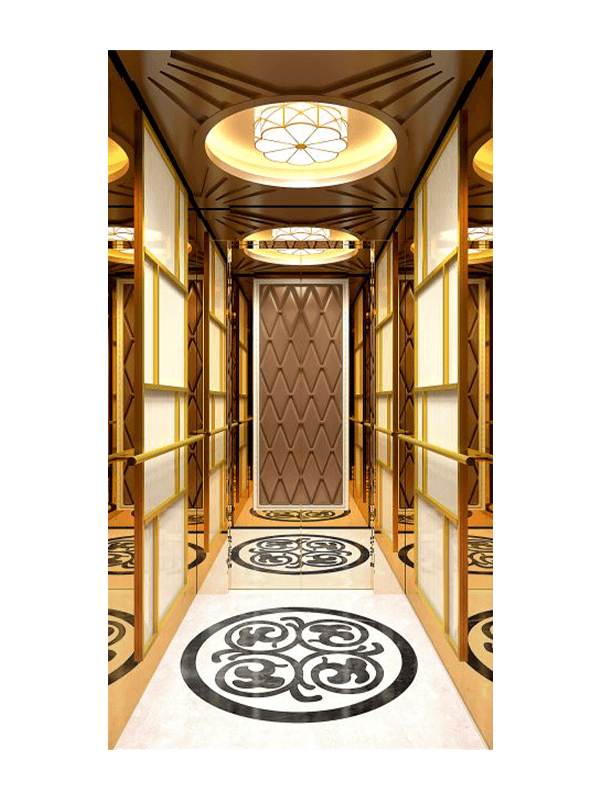 Pane Luxury Lift Cabin Decoration