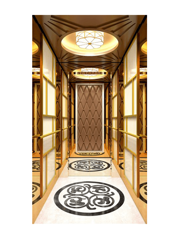 Pane Luxury Lift Cabin Decoration